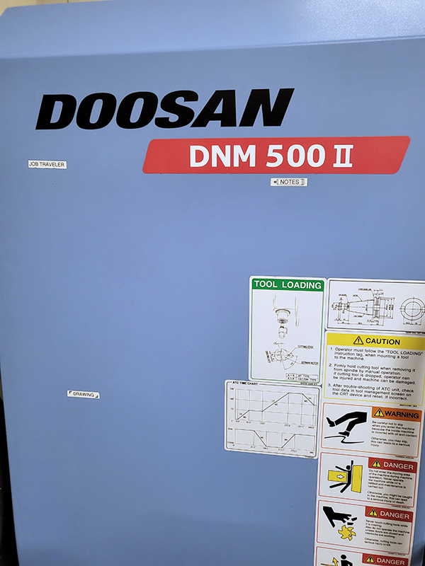 Used Vertical Machining Center Doosan DNM500II 2015