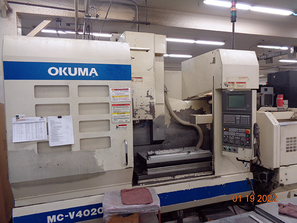 Used Vertical Machining Center Okuma MC-V4020 2002