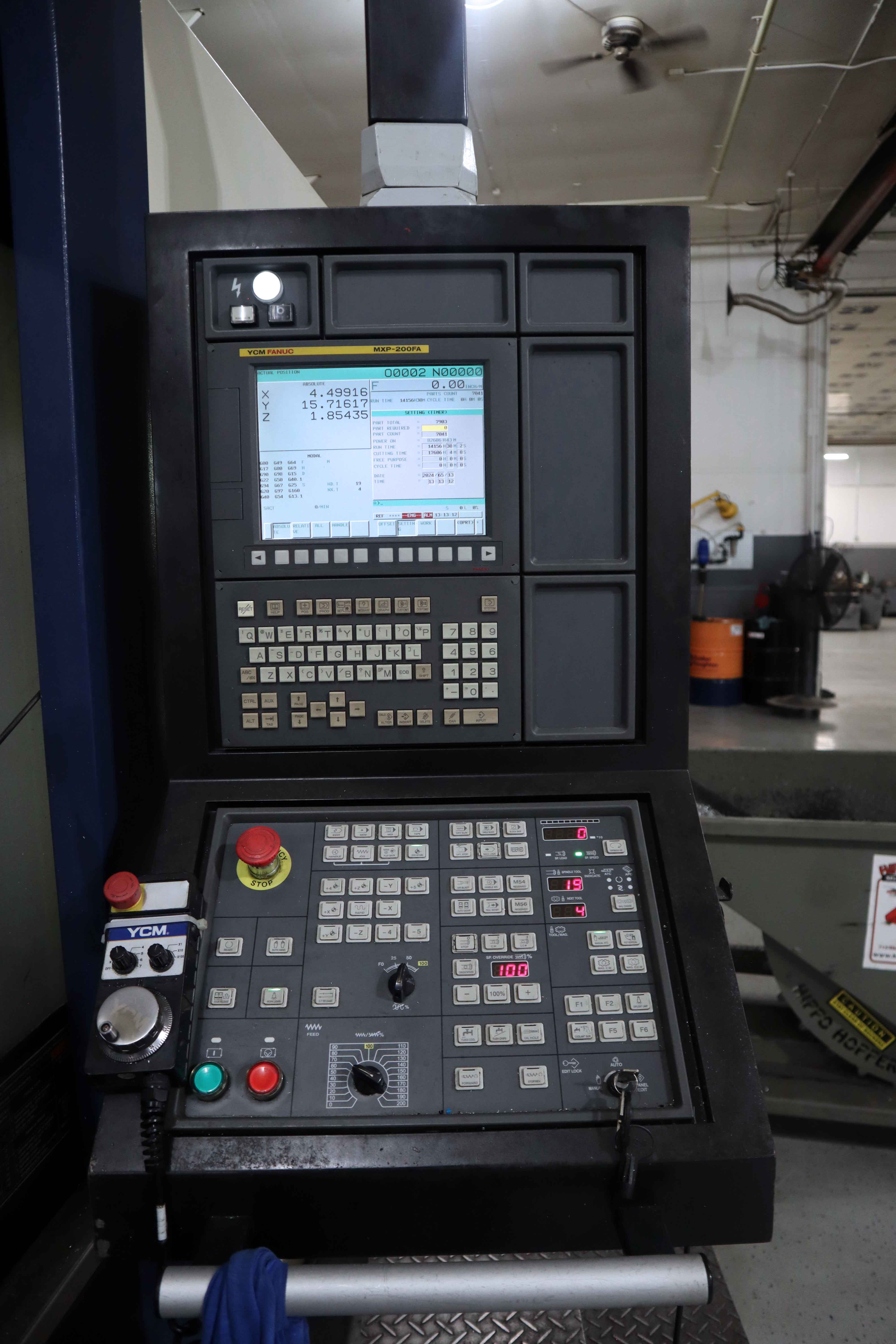 Used YCM Vertical Machining Center NXV 1680A For Sale
