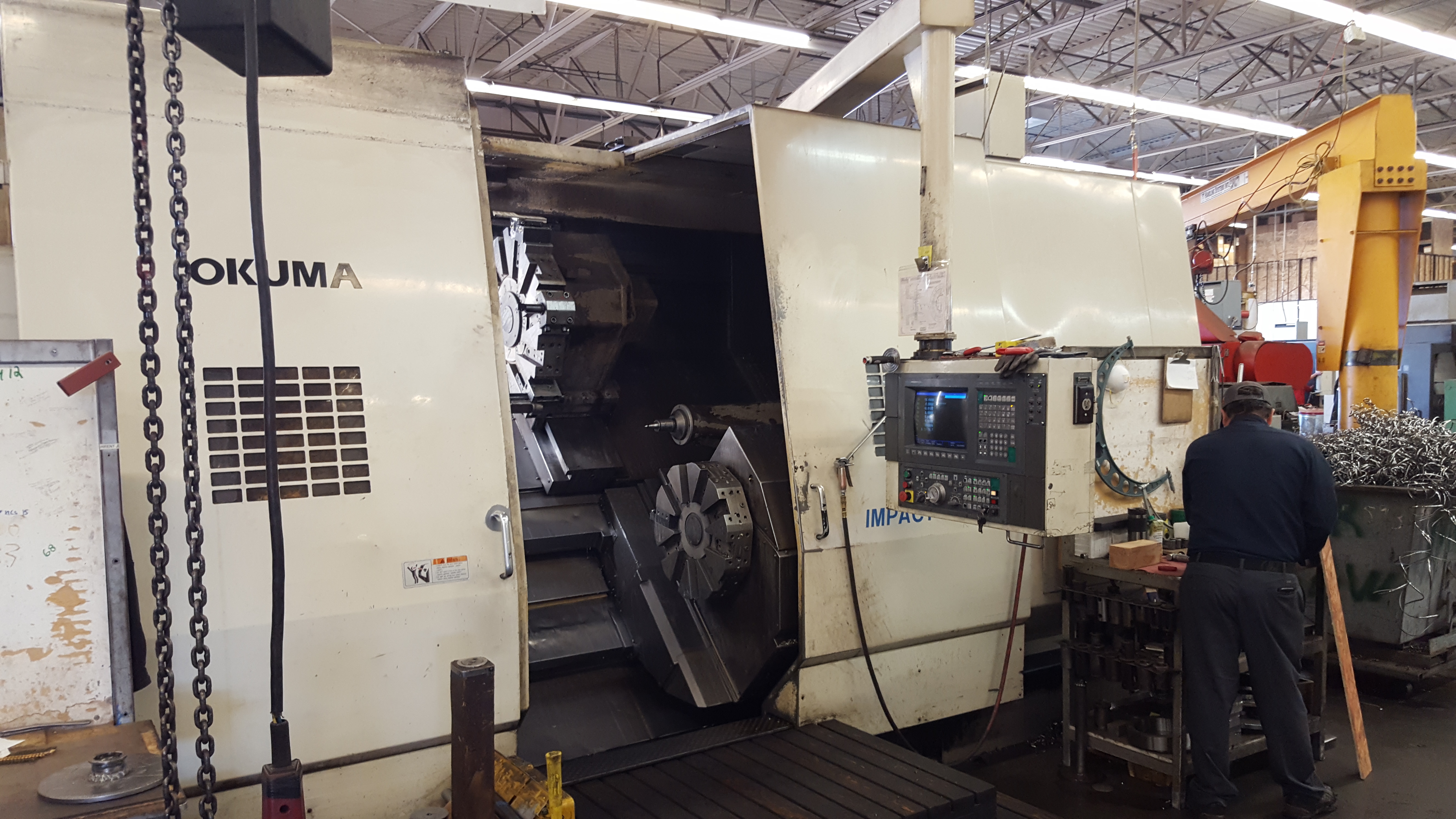 CNC Lathe Okuma LU-45 1995 1