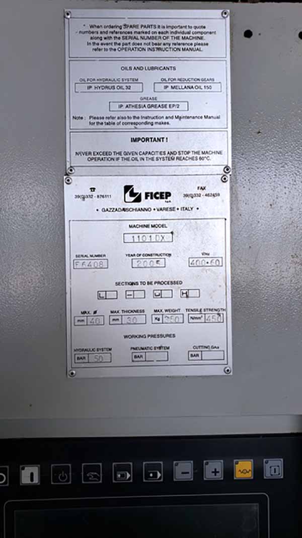 Ficep 1101 DX victory 11 2005 7