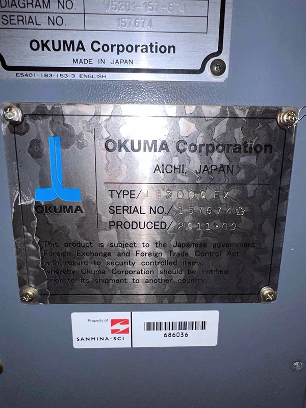 Okuma Space Turn LB3000EX 2011 13