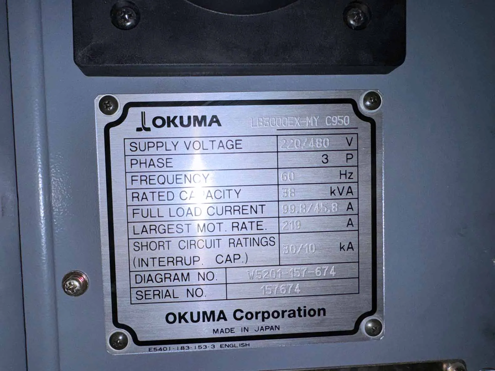 Okuma SpaceTurn LB3000EX-MY C950 2011 20