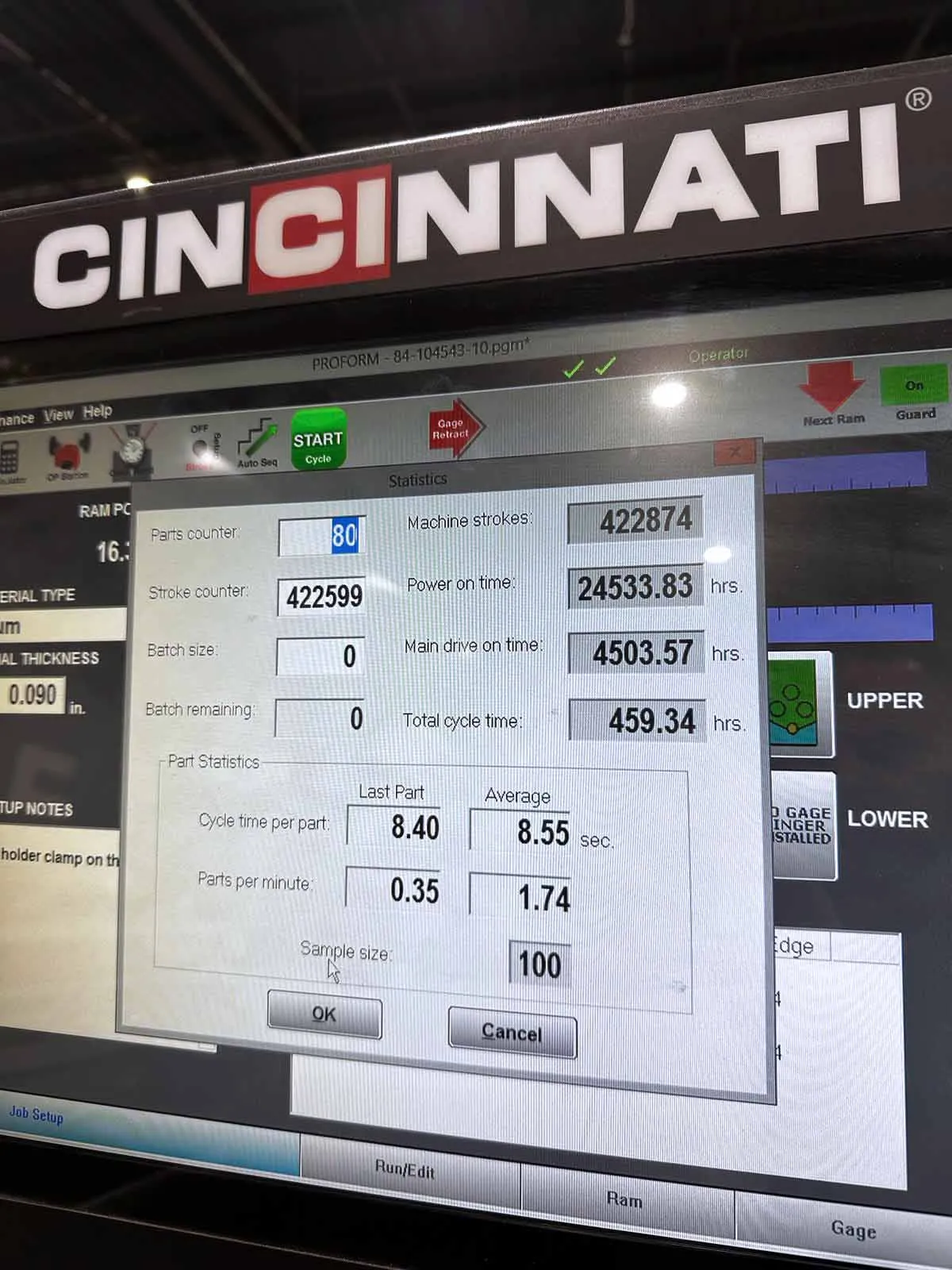 Cincinnati 90PF+8 2018 8