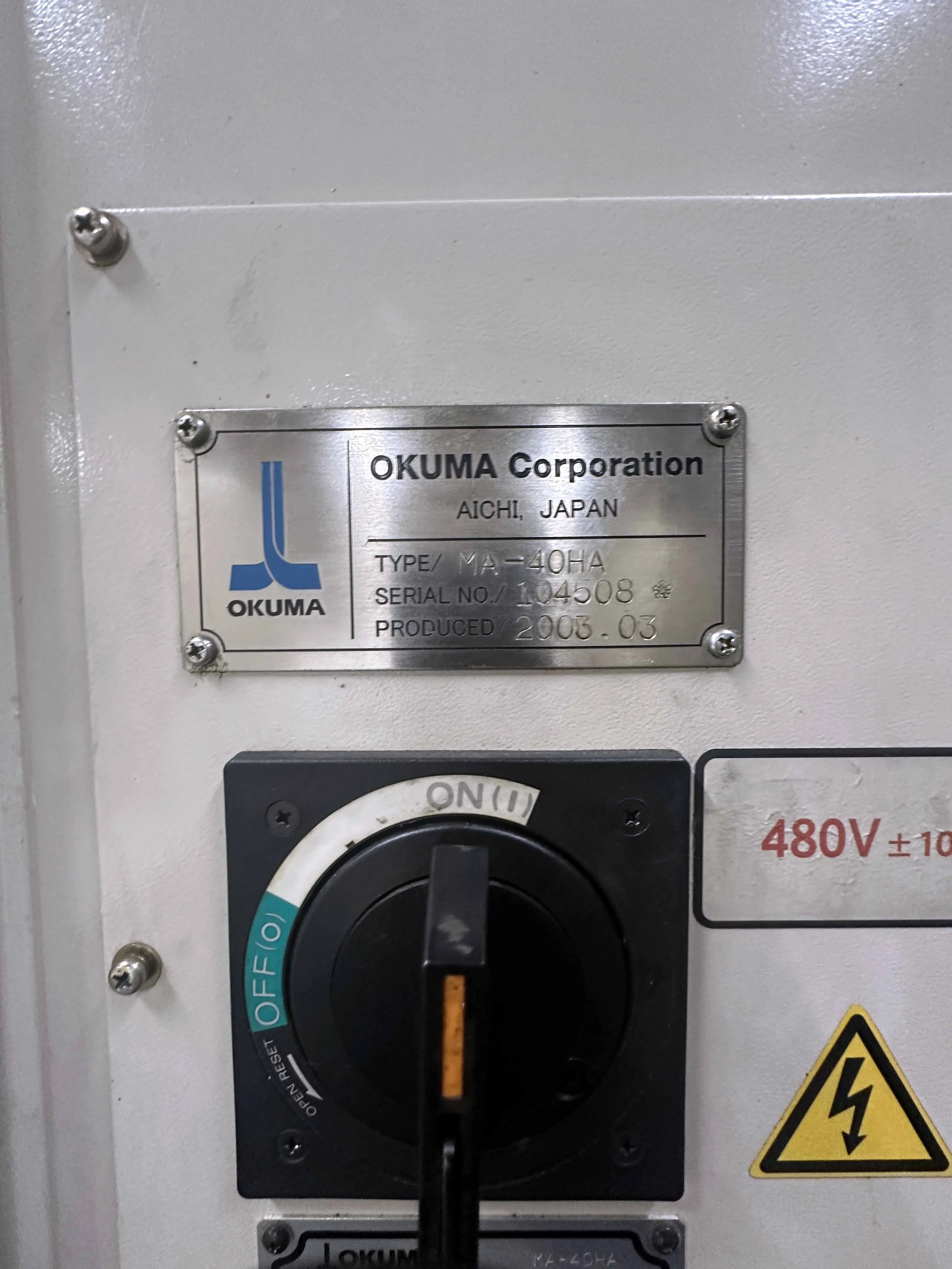 Okuma MA-40HA 2003 8