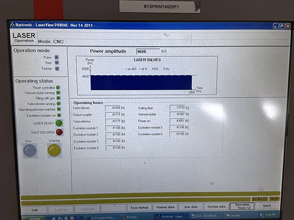 Bystronic Bysprint PRO 3015 6KW 2013 6