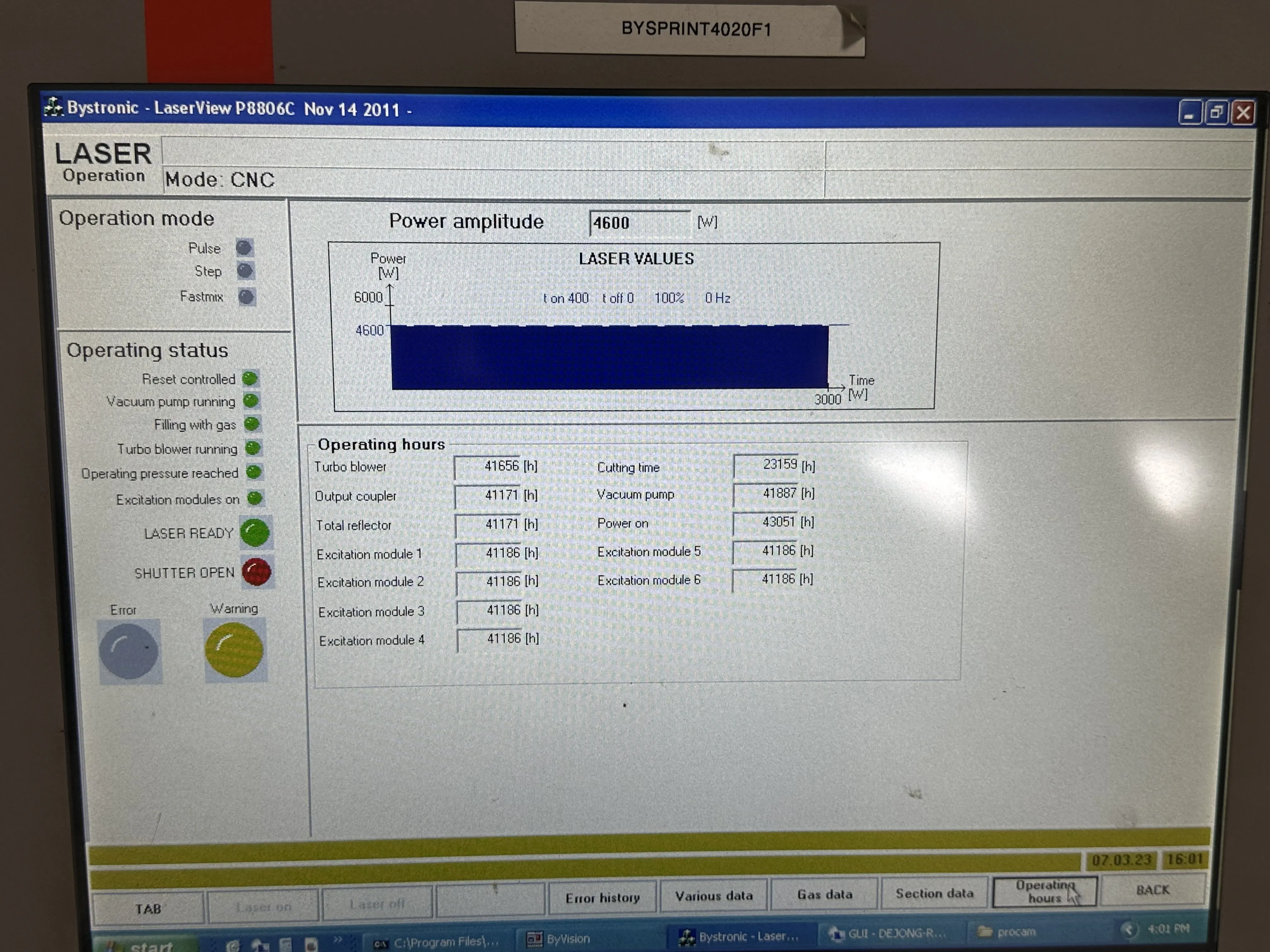 Bystronic Bysprint PRO 3015 6KW 2013 4