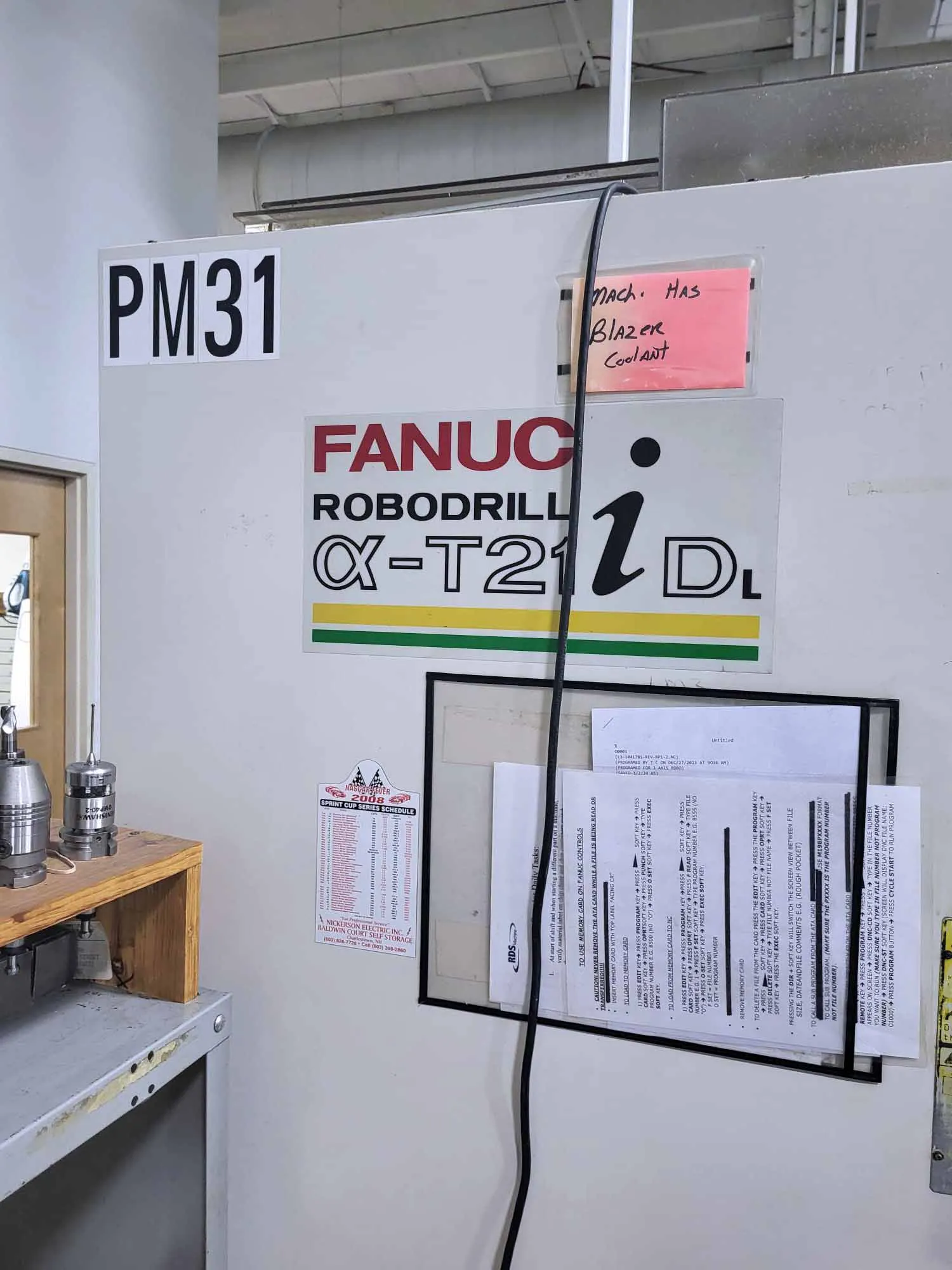 Fanuc Robodrill T21iD 2004 20