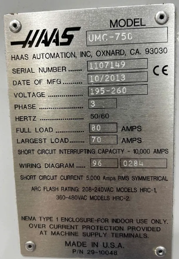 Haas UMC-750 2013 1